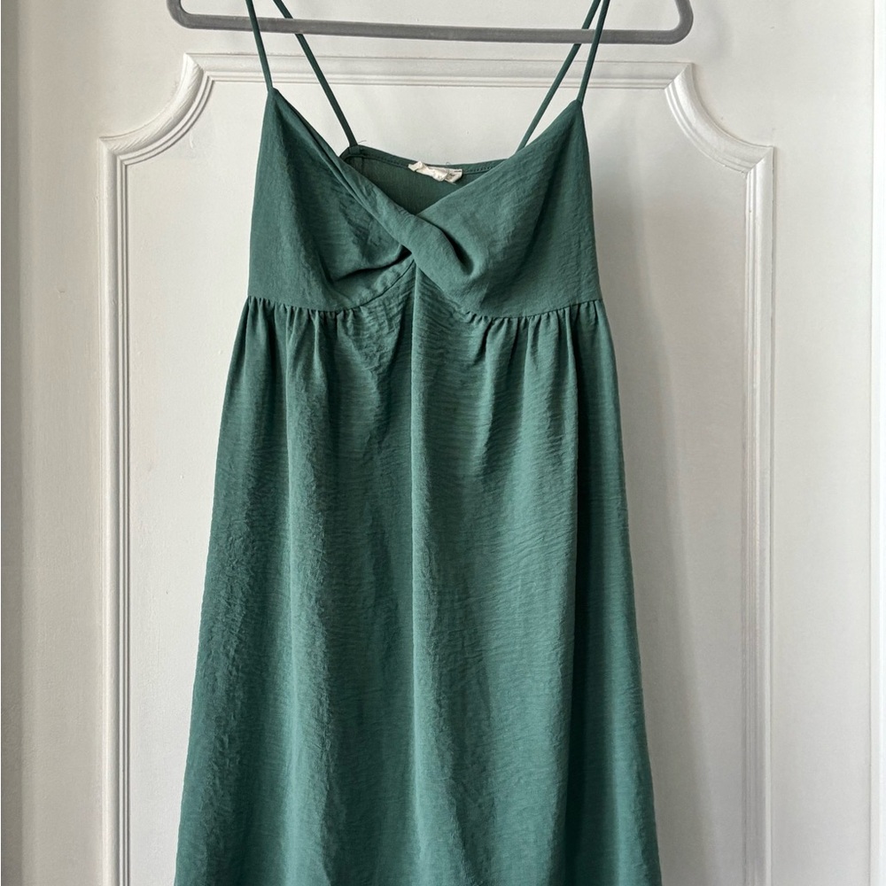 Elegant Green Mini Dress